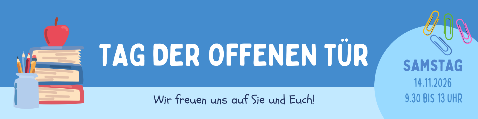 Tag der offenen Tür Banner