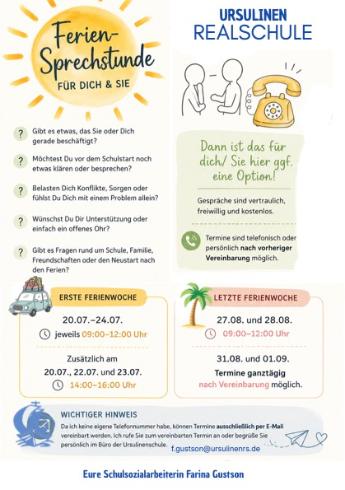 Feriensprechstunde (c) URS Feriensprechstunde